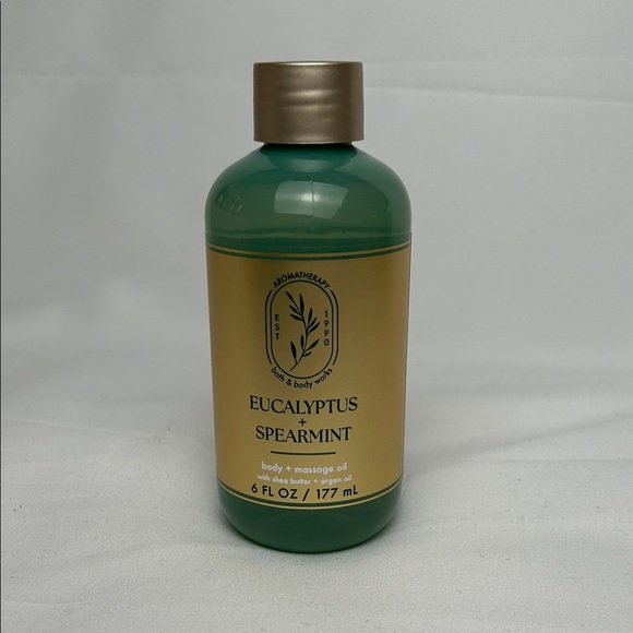 therapy Eucalyptus Spearmint Body Oil - Green and Gold - Picture 2 of 2